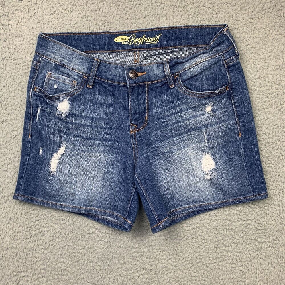 Old Navy Shorts Womens 2 Blue Distressed Denim Casual Shorts